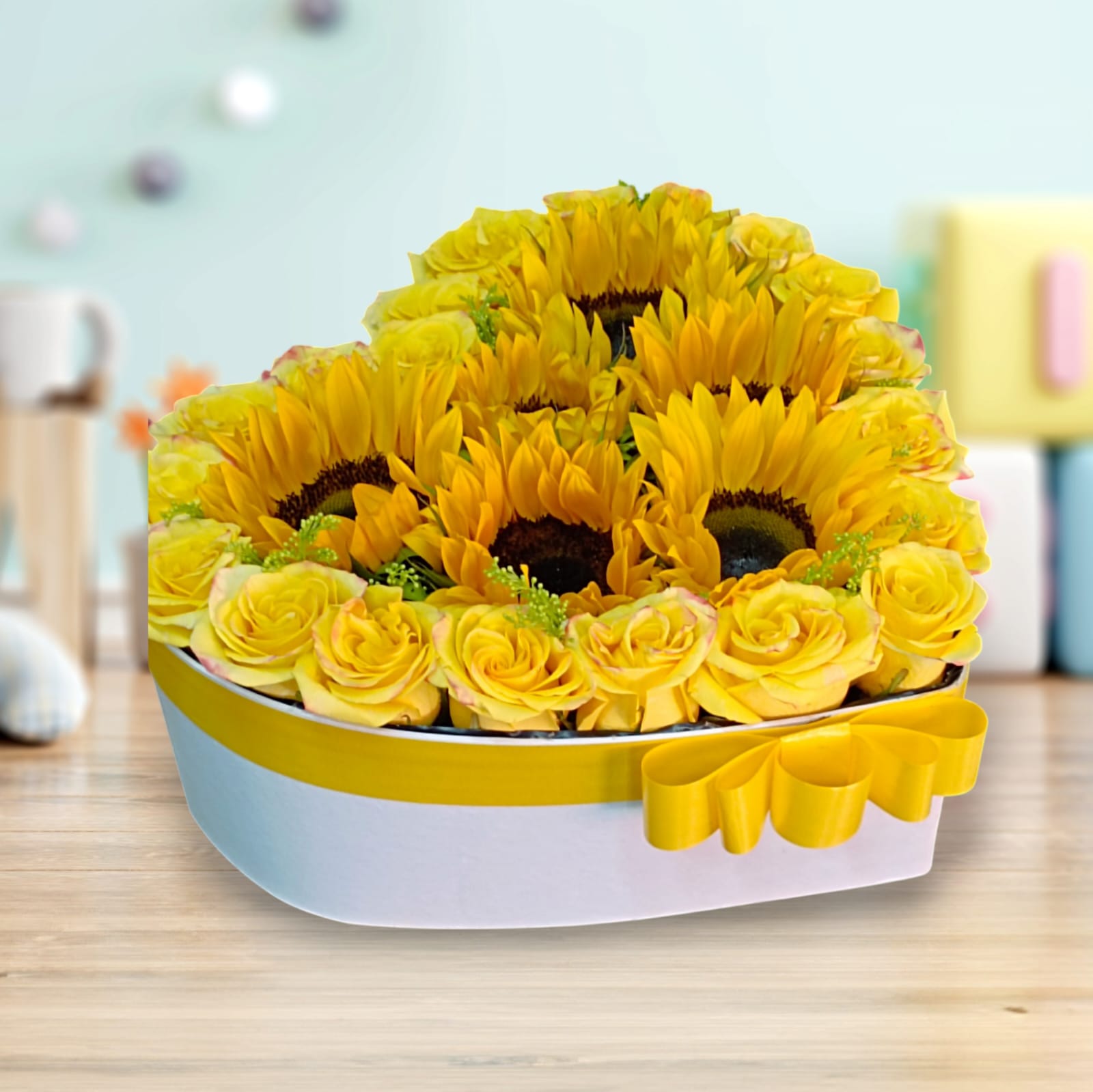 Corazon Amarillo — florería CaliFloral Cali