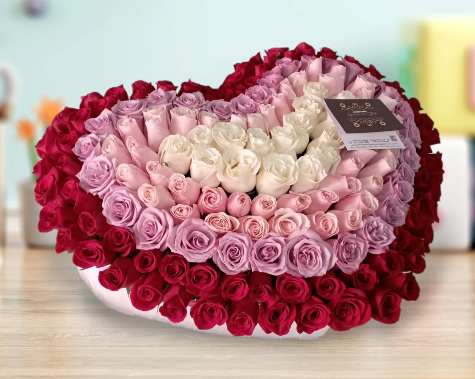 Corazon Desbordado — florería CaliFloral Cali