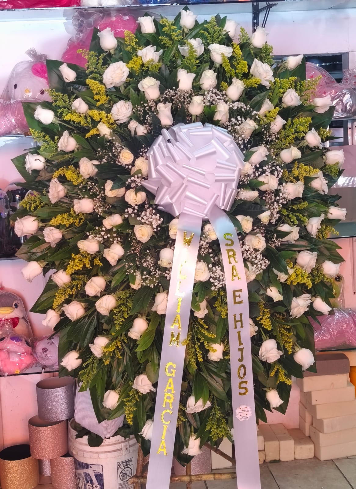 Homenaje de Despedida — florería CaliFloral Cali