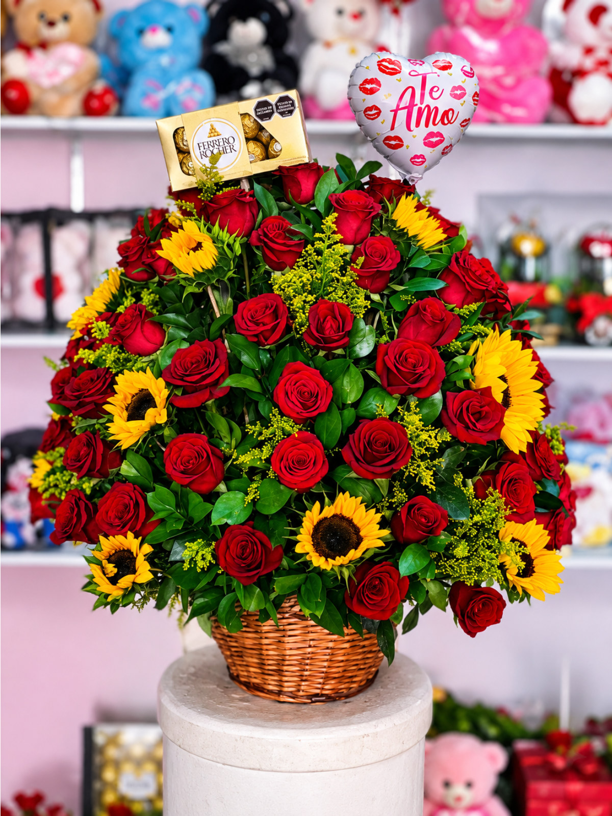 Canasta de flores — flores a domicilio Cali | CaliFloral