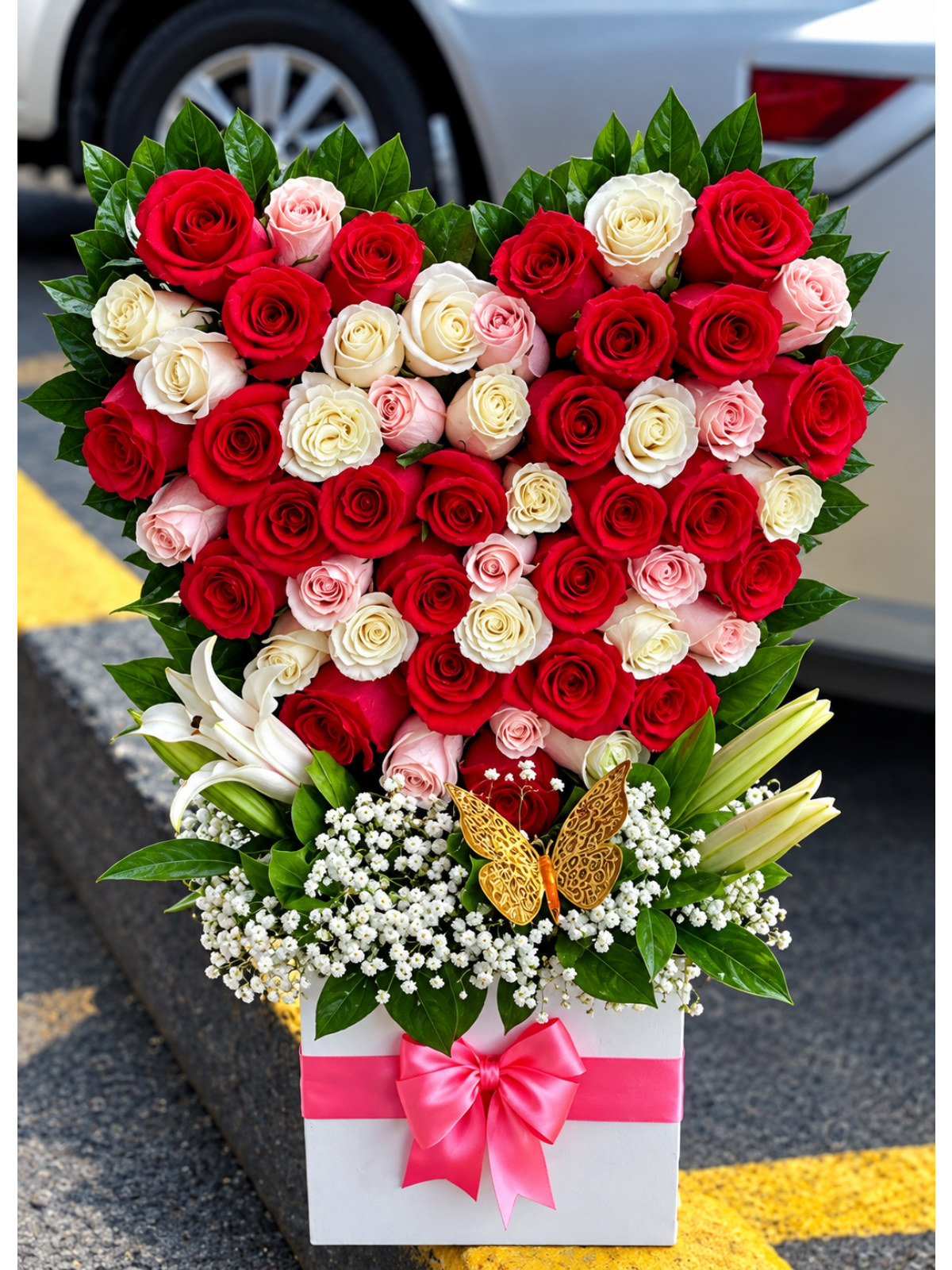 Corazon elegante — flores a domicilio Cali | CaliFloral